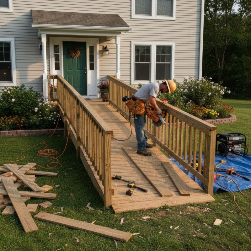 Handicap Railing Installation