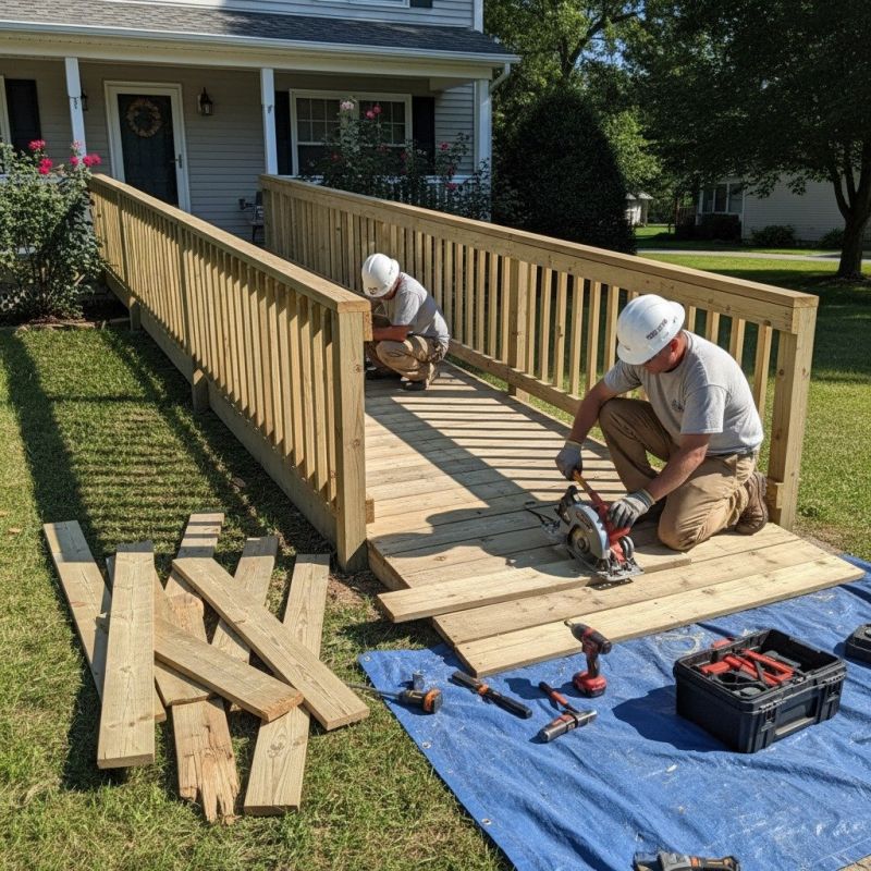 Handicap Railing Installation